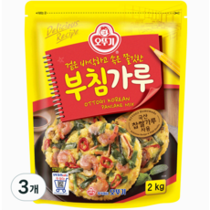 오뚜기 부침가루, 2kg, 3개