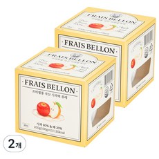 FRAIS BELLON 孩童蔬果泥 2入, 蘋果水梨口味, 200g, 2盒