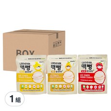 Naeiae 綜合米餅組 Set 3包, 營養美味多滋味，成份安心無負擔，條狀設計好拿取，訓練寶寶抓放拿，七無添加好安心，寶寶零食首選, 蘋果口味 + 水梨口味 + 香蕉口味, 90g, 1組