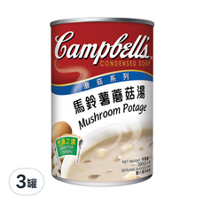 Campbell's 金寶湯 馬鈴薯蘑菇湯300g*3罐組, 300g, 3罐