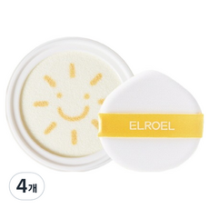 엘로엘 팡팡 빅 선쿠션 S9 리필 SPF50+ PA++++, 4개, 25g