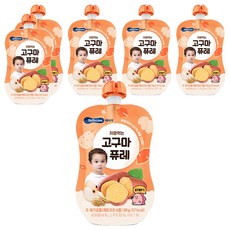 BEBECOOK 寶膳 蔬果泥, 地瓜口味, 80g, 6入