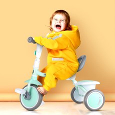 ZOKO 折疊迷你幼兒三輪車, 薄荷