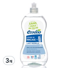 에코두 프랑스 식기세척기 린스, 500ml, 3개