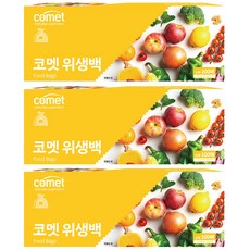 comet 塑膠袋, 小(S), 100個, 3盒
