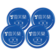 雪芙蘭 滋養霜 蘆薈露+綿羊油, 改善肌膚乾燥 粗糙, 含蘆薈精華 修復滋潤, 120g, 台灣製造, 60g, 4罐