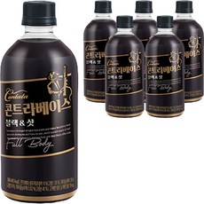 롯데칠성음료(주) 칸타타 콘트라베이스 블랙앤샷, 500ml, 6개