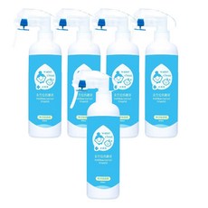 Water clean 水清淨 全方位抗菌液350ml，日本進口噴頭，無酒精，5瓶裝, 350ml, 5瓶
