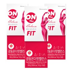 온더핏 광동 밸런스 10g x 10p 세트, 3개, 500ml