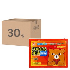 STAR CANDY 沐妮日化家族可貼式暖暖包30入, 溫暖持續12小時, 2組