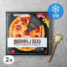 곰곰 페퍼로니 피자 (냉동), 400g, 1개입, 2개 400g, 2개