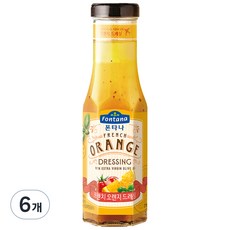 폰타나 프렌치 오렌지 드레싱, 270g, 6개