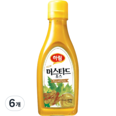 하림 뉴 머스타드 소스, 280g, 6개