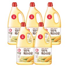 CJ BEKSUL 白雪 玉米油, 1.8L, 5個