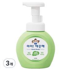 아이깨끗해 향균 거품 핸드솝 청포도, 250ml, 3개