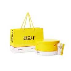 경남제약 레모나산 틴케이스 120포 + 쇼핑백, 240g, 1세트