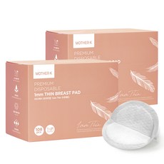 마더케이 프리미엄 Thin 1mm 수유패드, 108개입, 2개