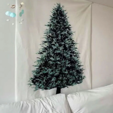 Hoom 禾慕生活 聖誕掛布 聖誕樹掛布 寬95*高150cm, 150 x 95cm, 手繪聖誕樹
