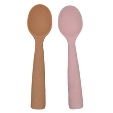 miniware 矽膠學習湯匙組，100%食品級矽膠材質, 1組