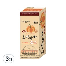 다하다 호박팥차, 1.5g, 40개입, 3개
