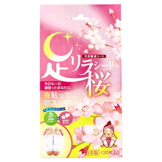 Ashirira 樹之惠 樹液足貼 櫻花 Set 30片, 日本製造, 1組