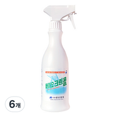 진로발효 바이오크린콜 75% 뿌리는 살균소독제, 450ml, 6개