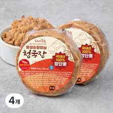 프레시오늘 냄새 약하고 영양가득 진한 윤성순장모님 청국장, 160g, 4개