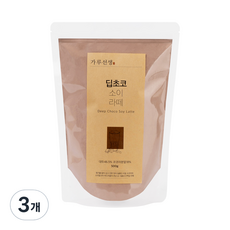 가루선생 딥초코 소이 라떼, 500g, 3개