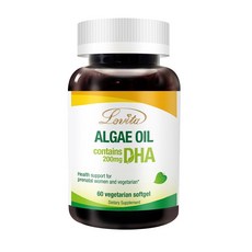 Lovita 愛維他 植物性DHA藻油素食膠囊 200mg，60顆，全素，適合孕婦/哺乳媽咪/成長兒童, 0.7g, 1罐