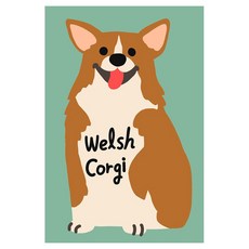 ARTJOY DIY 名畫 10 x 15 cm, 威爾士柯基犬, 1幅