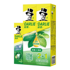 DARLIE 好來 超氟強化琺瑯質牙膏, 特殊礦物質配方 強化牙齒健康 高含氟量 有效防蛀 清新薄荷精華 持久清新, 1組