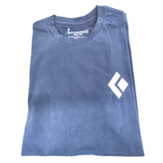 Black Diamond Equipmnt For Alpinist Tee 男款T恤 - XS 145g, Ink Blue, 96%有機棉, 藍色