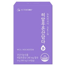 뉴트리코어 히알루론산 담다, 60정, 1개