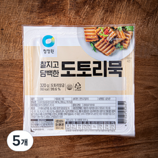 청정원 도토리묵, 320g, 5개
