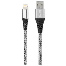 Kinyo 蘋果SR強化充電傳輸線 23g, 1m, USB-A18, 1條