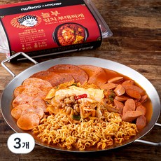 마이셰프 놀부 김치 부대찌개 밀키트, 633g, 3개