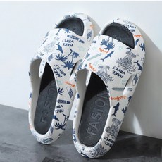 鯊魚 室內家居軟Q拖鞋，36~37碼, PVC材質，輕便設計，防水耐磨，防滑安全, 230mm, 黑白色, 1雙