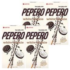 PEPERO 白巧克力餅乾棒，32g, 4盒