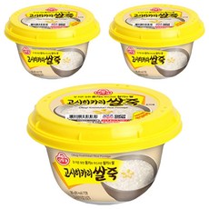 오뚜기 고시히카리 쌀죽, 285g, 3개 285g, 3개입