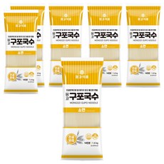 몽고식품 구포국수 소면, 1.4kg, 6개
