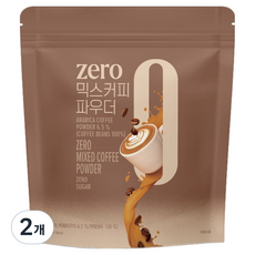 네이쳐티 zero 믹스커피 파우더, 500g, 2개, 1개입