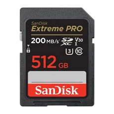 SanDisk 晟碟 Extreme Pro SDXC V30 U3 UHS-I 200MB/s 記憶卡, 512GB, 1個