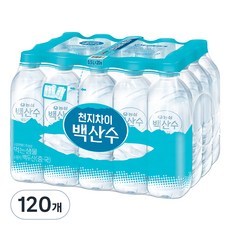 백산수 무라벨 생수, 500ml, 120개