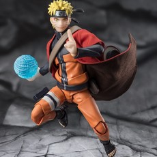 BANDAI 火影忍者可動公仔 漩渦鳴人六道仙人模式 塑膠PVC材質, 1盒
