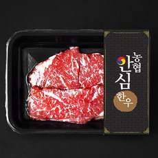 농협안심한우 숙성육 채끝 2등급 구이용 (냉장), 200g, 1팩