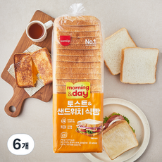 삼립 토스트 샌드위치 식빵, 768g, 6개
