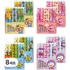POPO FANCY With Pororo削筆器 4種組, 波羅洛、路飛、克朗、帕蒂, 8組