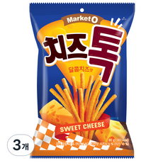 마켓오 치즈톡 달콤치즈맛, 80g, 3개