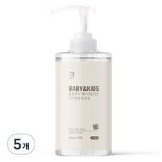 살림백서 베이비 앤 키즈 아기 젖병세정제 무향, 5개, 500ml