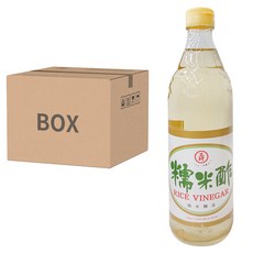 KONG YEN 工研 糯米醋 Set 12瓶, 600ml, 適用於料理, 醃漬, 水果醋